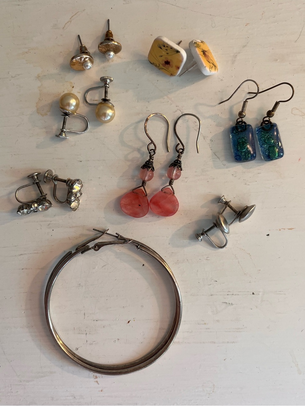 Various earrings